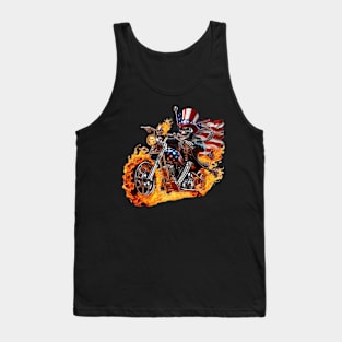 Patriot Skeleton Rider by focusln Tank Top